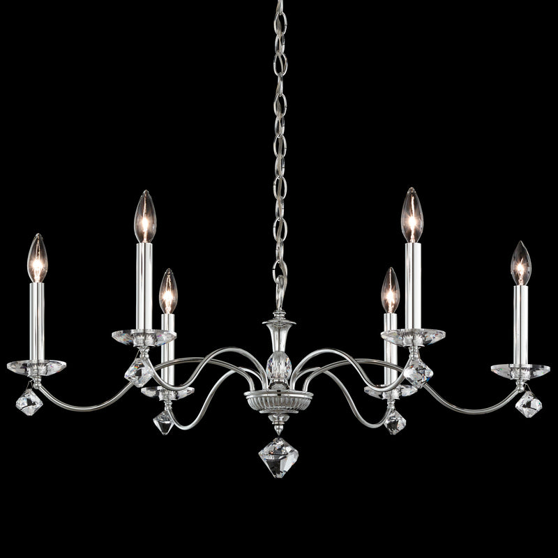 Schonbek MD1006N-06H Six Light Chandelier, White