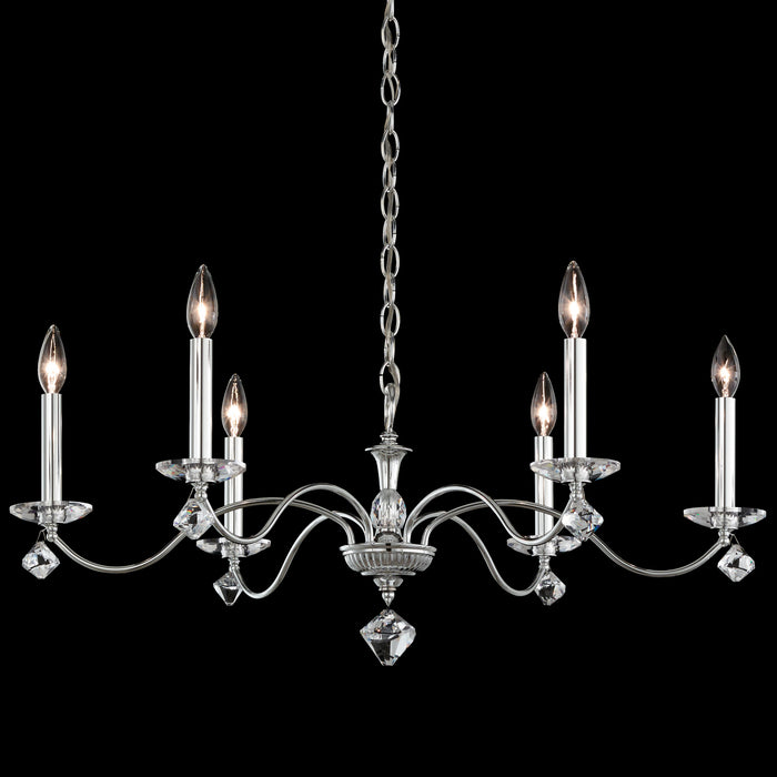 Schonbek MD1006N-06H Six Light Chandelier, White
