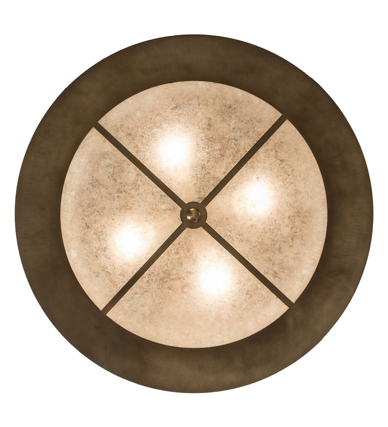 Meyda Tiffany 32120 Four Light Pendant, Antique Copper