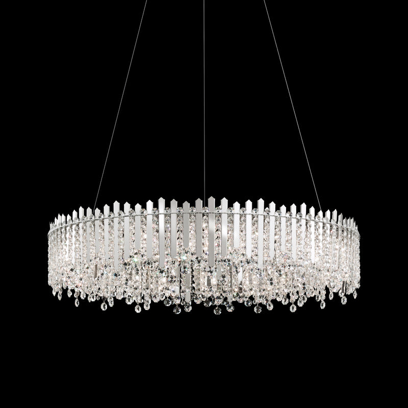 Schonbek MX8349N-401O 18 Light Pendant, Polished Stainless Steel
