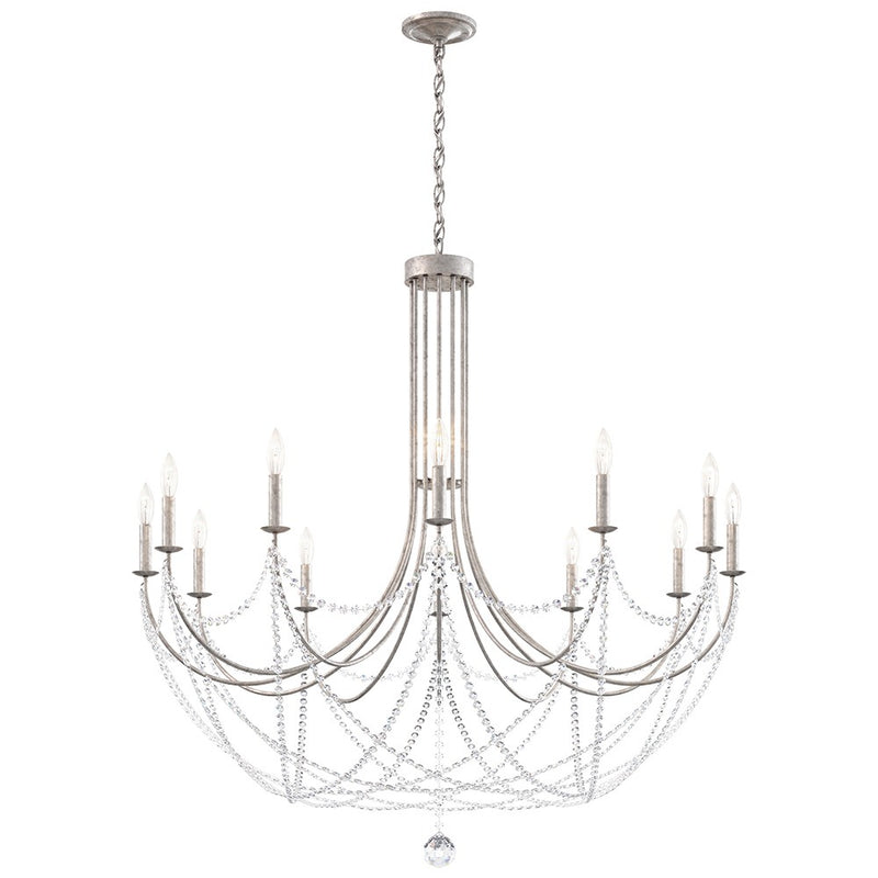 Schonbek RJ1012N-22O 12 Light Chandelier, Heirloom Gold