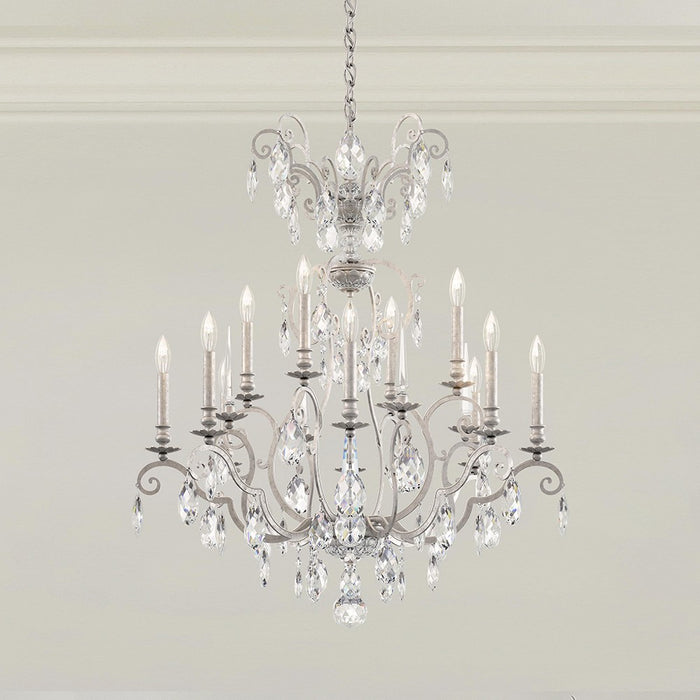 Schonbek RN3872N-51H 12 Light Chandelier, Black
