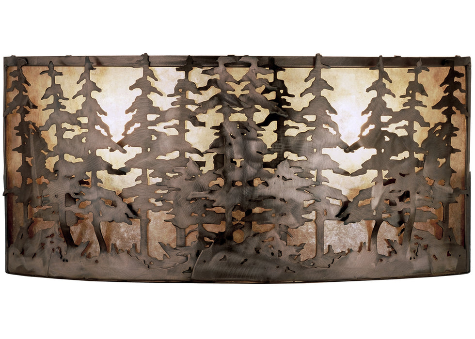 Meyda Tiffany 48082 Two Light Wall Sconce, Antique Copper