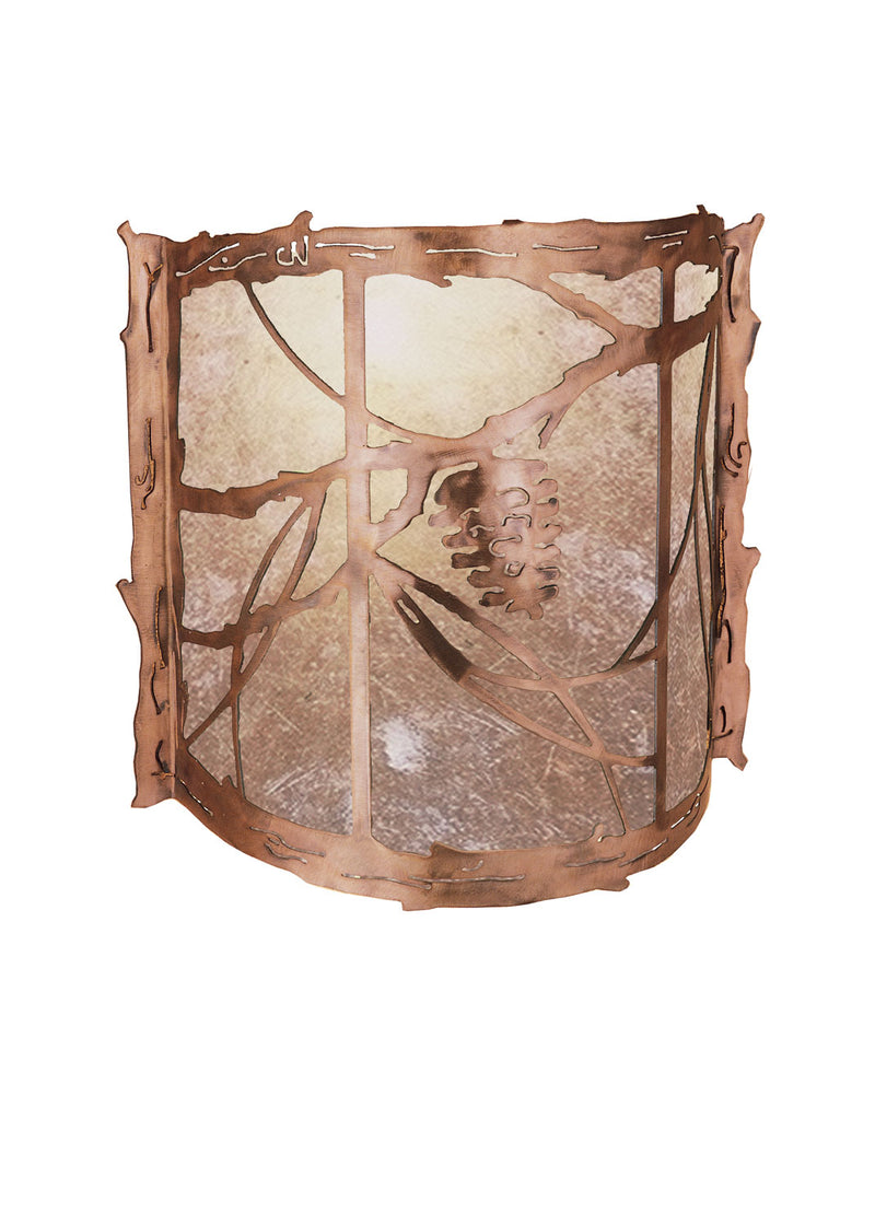 Meyda Tiffany 32794 Two Light Wall Sconce, Antique Copper