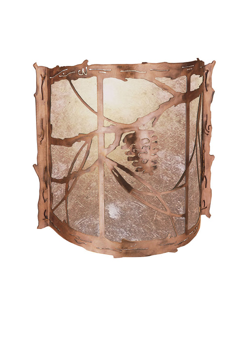 Meyda Tiffany 32794 Two Light Wall Sconce, Antique Copper