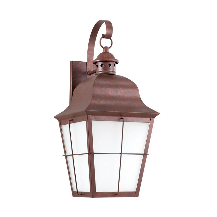 Generation Lighting 8463D-44 One Light Outdoor Wall Lantern, Weathered Copper