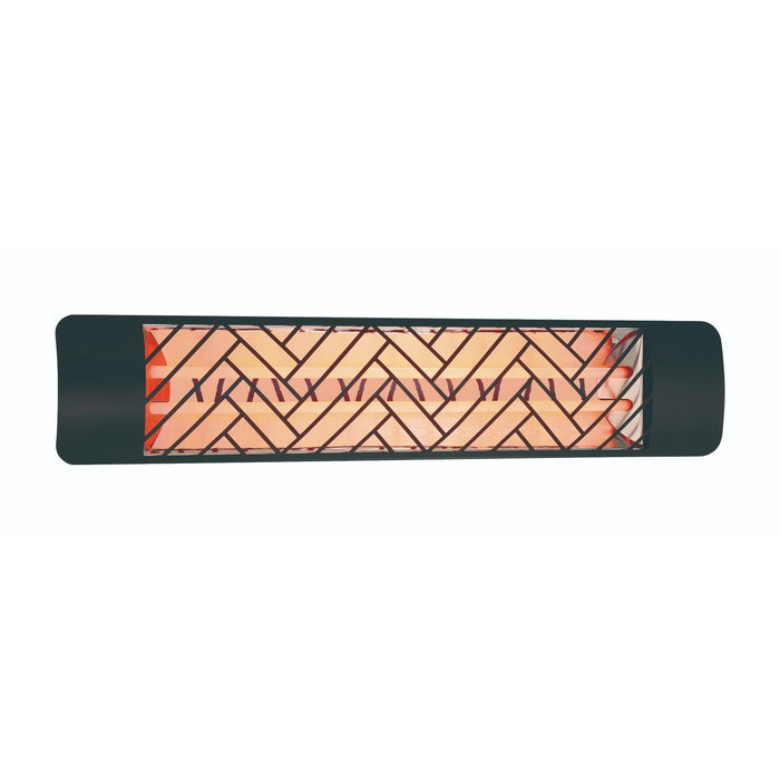 Eurofase EF40480B1 Dual Element Heater, Black