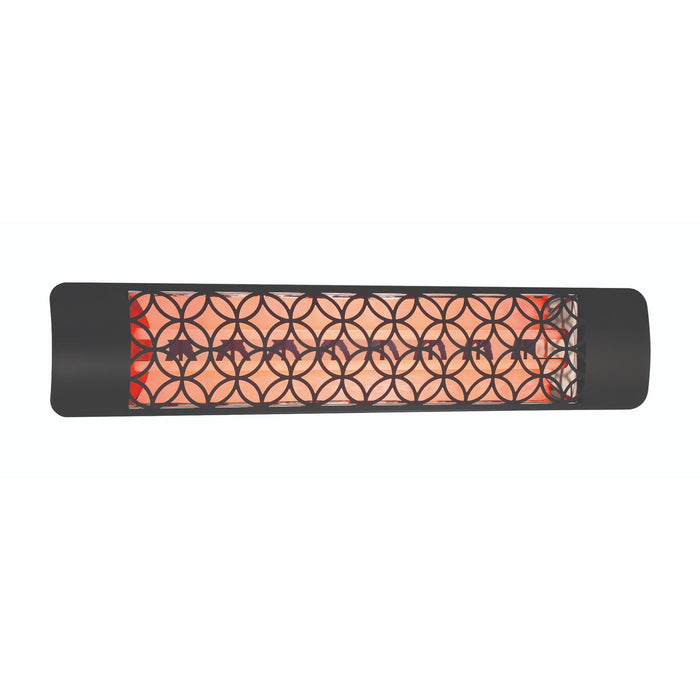 Eurofase EF50208B2 Dual Element Heater, Black