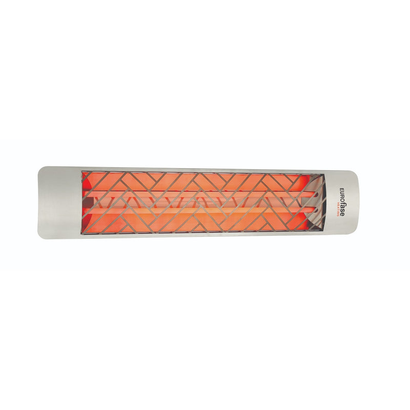 Eurofase EF50277S1 Dual Element Heater, Stainless Steel