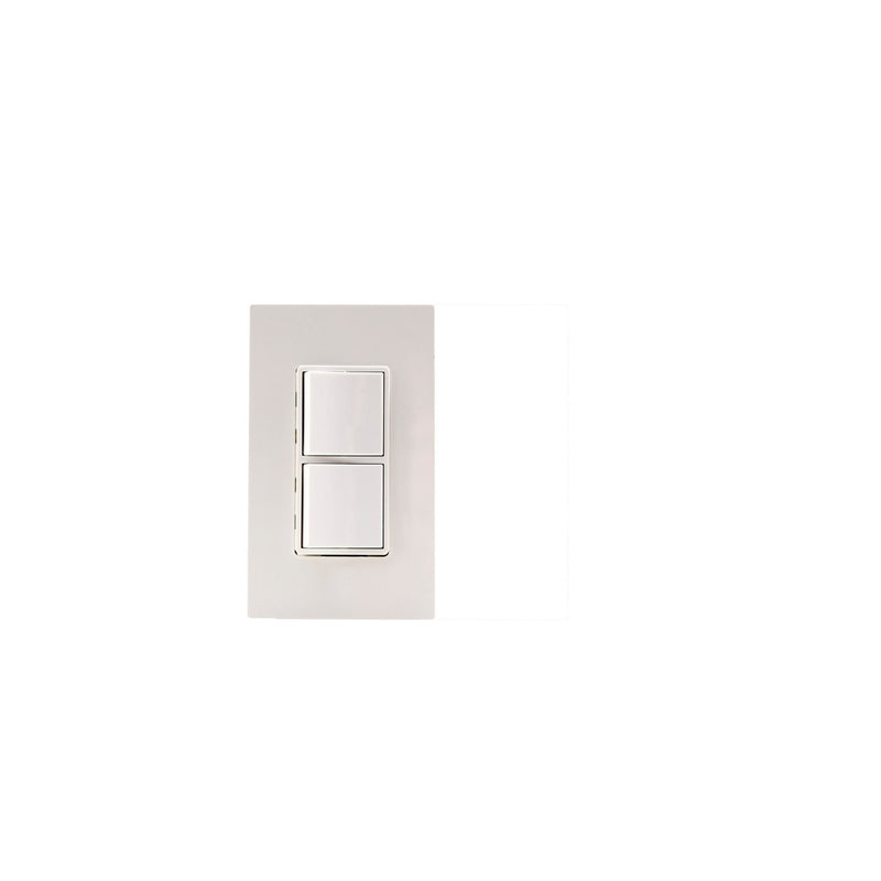 Eurofase EFSWPW Single Duplex Switch Wall Plate And Gang Box, White