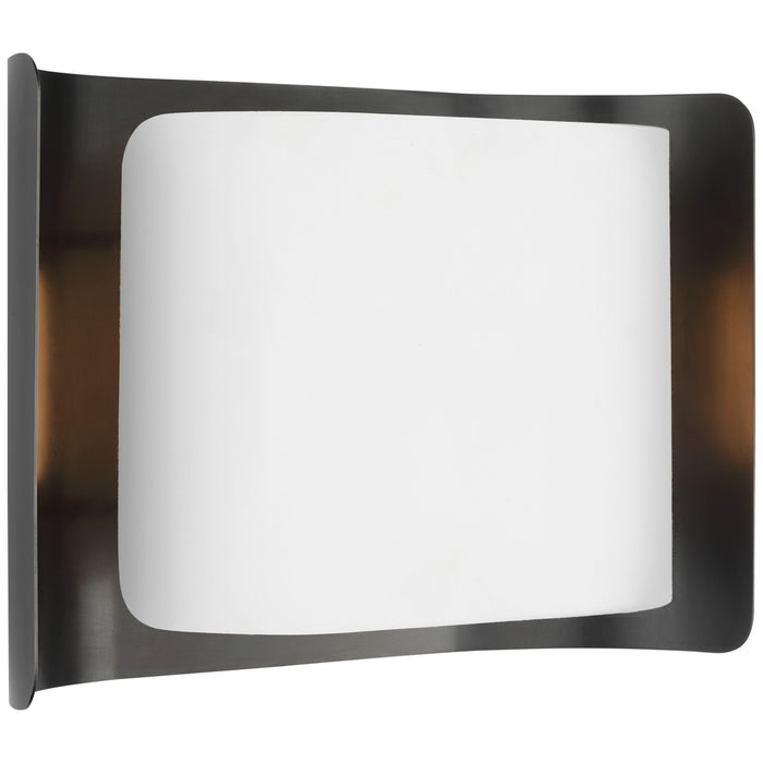 Visual Comfort Signature WS 2071BZ/WHT LED Wall Sconce, Bronze and White