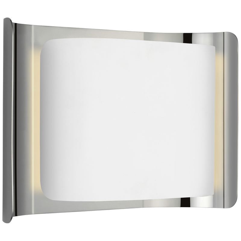 Visual Comfort Signature WS 2071PN/WHT LED Wall Sconce, Polished Nickel and White