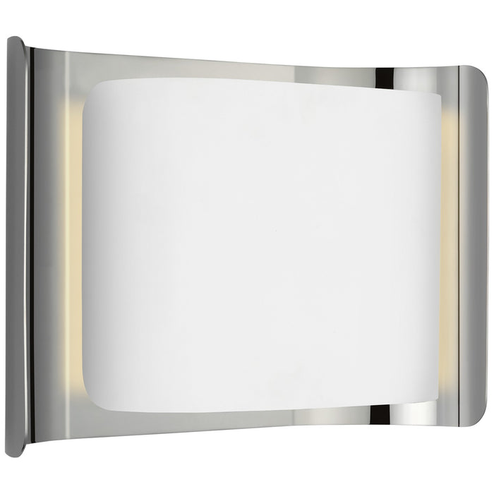 Visual Comfort Signature WS 2071PN/WHT LED Wall Sconce, Polished Nickel and White