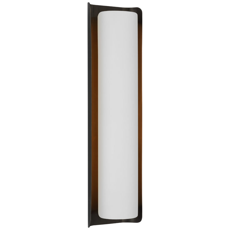 Visual Comfort Signature WS 2076BZ/WHT LED Wall Sconce, Bronze and White