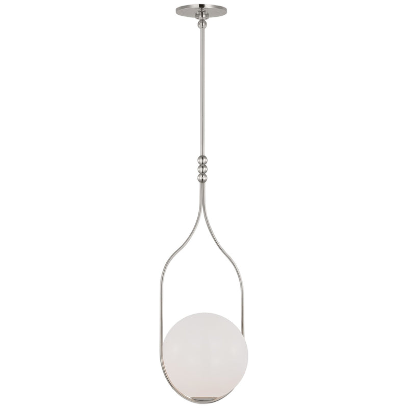 Visual Comfort Signature WS 5021PN-WG LED Pendant, Polished Nickel