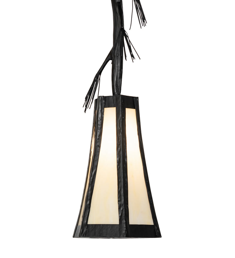 Meyda Tiffany 265634 LED Mini Pendant, Textured Black