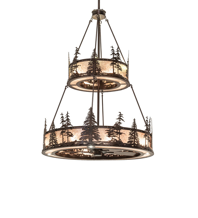 Meyda Tiffany 266427 16 Light Chandel-Air, Copper Vein