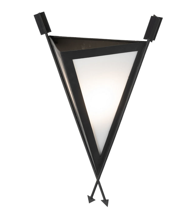 Meyda Tiffany 266435 One Light Wall Sconce, Costello Black
