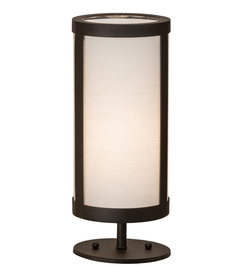 Meyda Tiffany 266776 One Light Table Lamp, Oil Rubbed Bronze