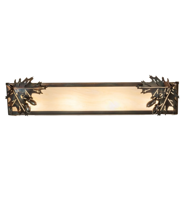 Meyda Tiffany 267416 Four Light Vanity, Dark Burnished Antique Copper