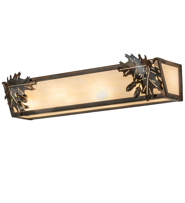 Meyda Tiffany 267416 Four Light Vanity, Dark Burnished Antique Copper