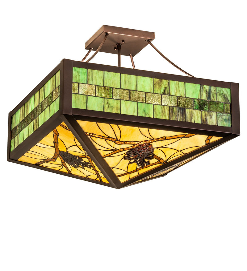 Meyda Tiffany 267792 LED Semi-Flushmount, Oil Rubbed Bronze
