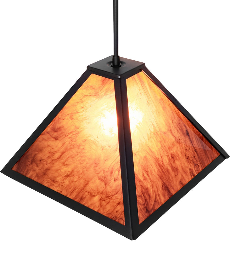 Meyda Tiffany 269016 One Light Pendant, Mahogany Bronze