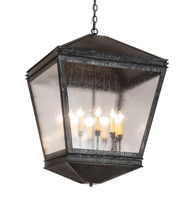 Meyda Tiffany 270218 Ten light Pendant, Antique Iron