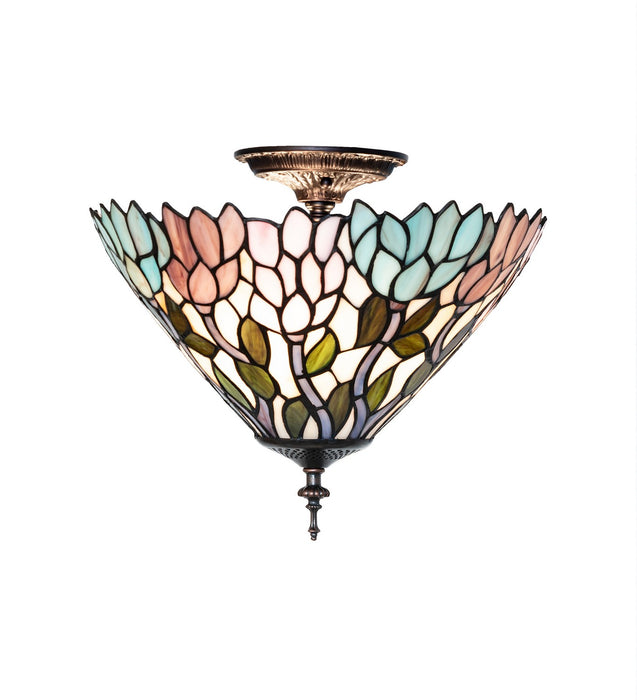 Meyda Tiffany 270498 Three Light Flushmount