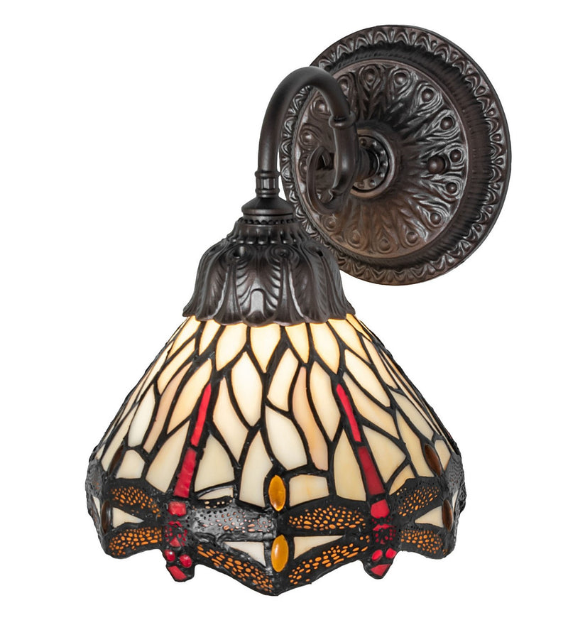 Meyda Tiffany 270814 One Light Wall Sconce, Mahogany Bronze