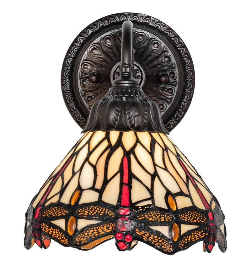 Meyda Tiffany 270814 One Light Wall Sconce, Mahogany Bronze