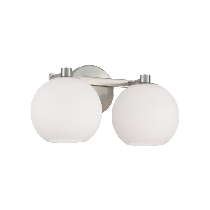 Capital Lighting 152121BN-548 Two Light Vanity, Brushed Nickel