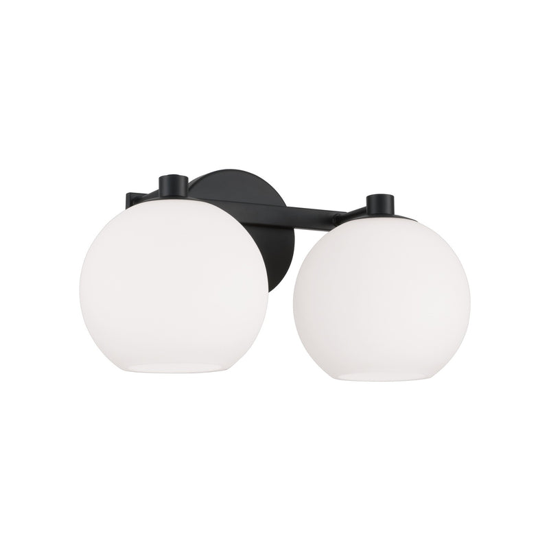 Capital Lighting 152121MB-548 Two Light Vanity, Matte Black