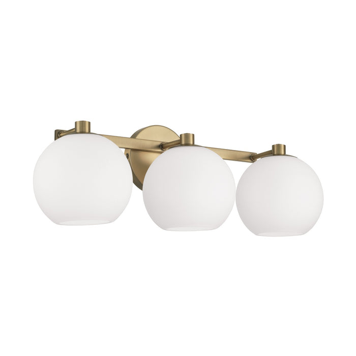 Capital Lighting 152131AD-548 Three Light Vanity, Aged Brass
