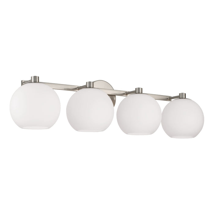 Capital Lighting 152141BN-548 Four Light Vanity, Brushed Nickel