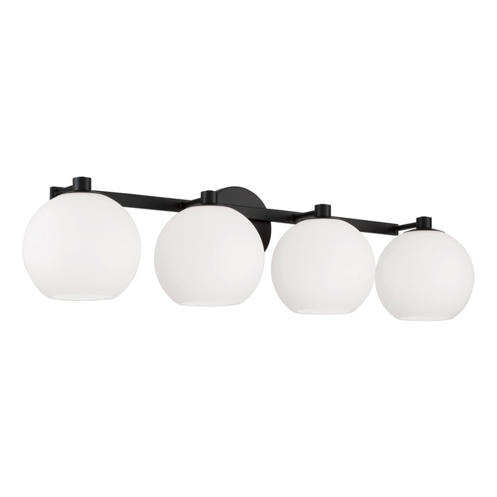 Capital Lighting 152141MB-548 Four Light Vanity, Matte Black