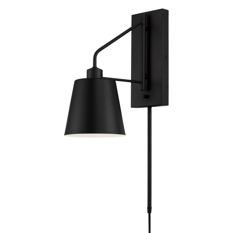 Capital Lighting 651311MB One Light Wall Sconce, Matte Black