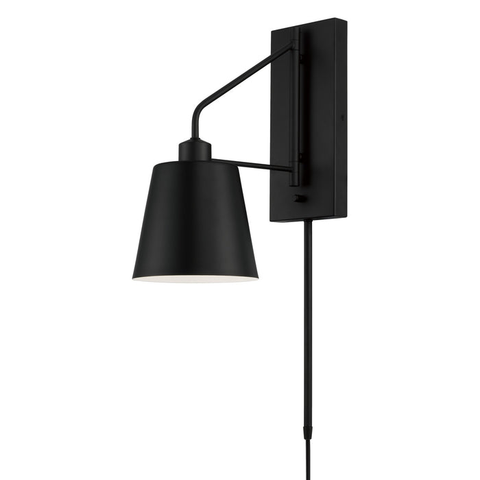 Capital Lighting 651311MB One Light Wall Sconce, Matte Black
