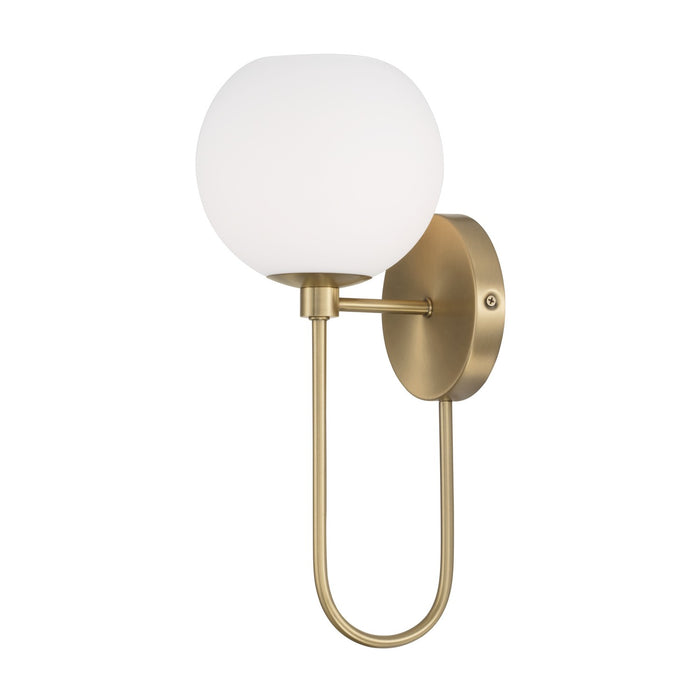 Capital Lighting 652111AD-548 One Light Wall Sconce, Aged Brass