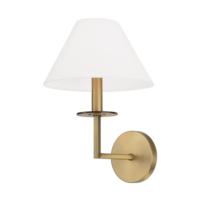 Capital Lighting 652211AD One Light Wall Sconce, Aged Brass