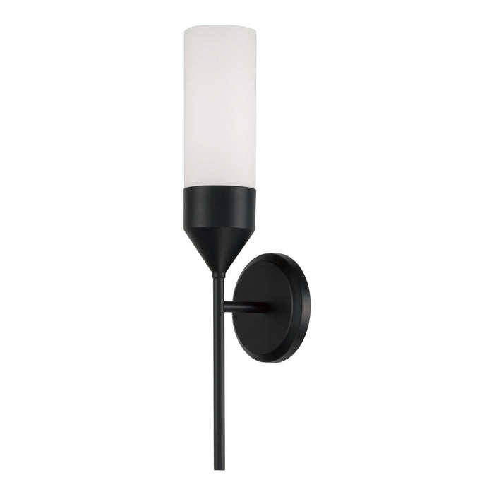 Capital Lighting 652411MB One Light Wall Sconce, Matte Black