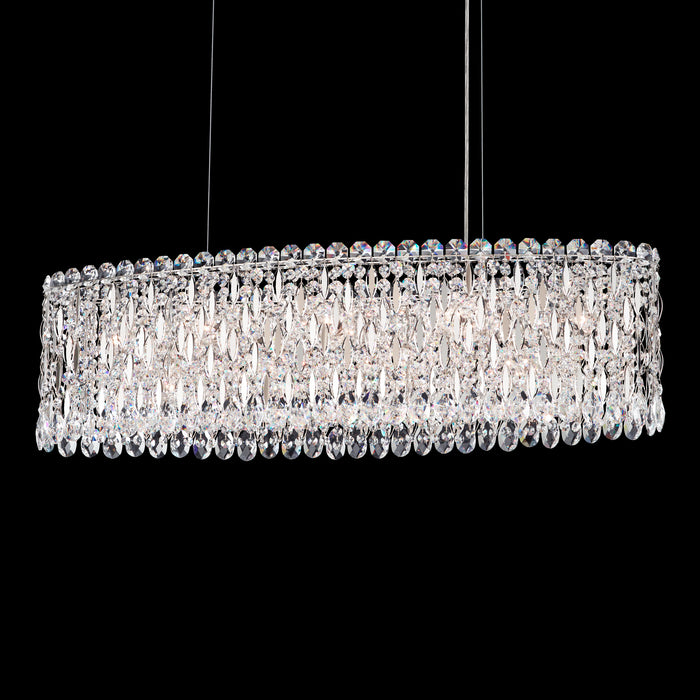 Schonbek RS8340N-22H 12 Light Linear Pendant, Heirloom Gold