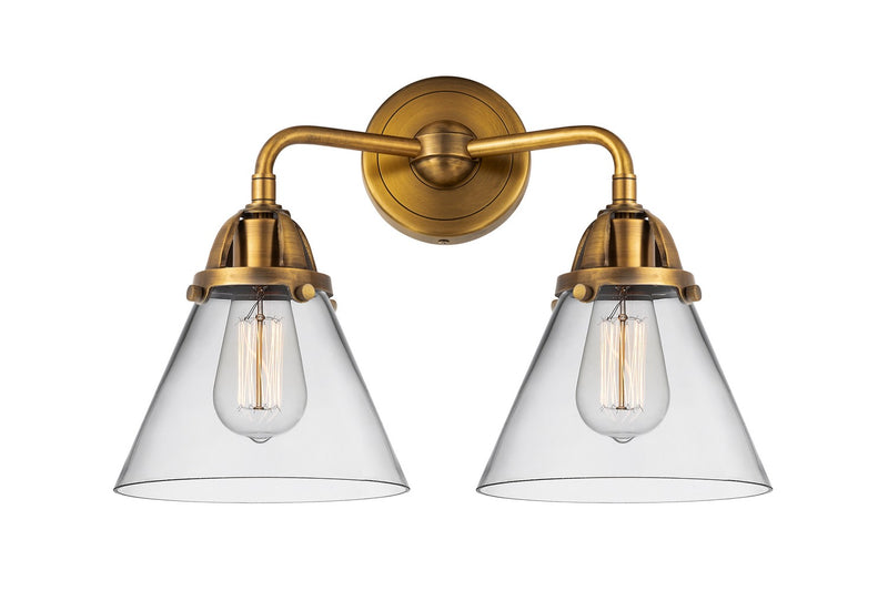 Innovations 288-2W-BB-G42 Two Light Bath Vanity, Brushed Brass