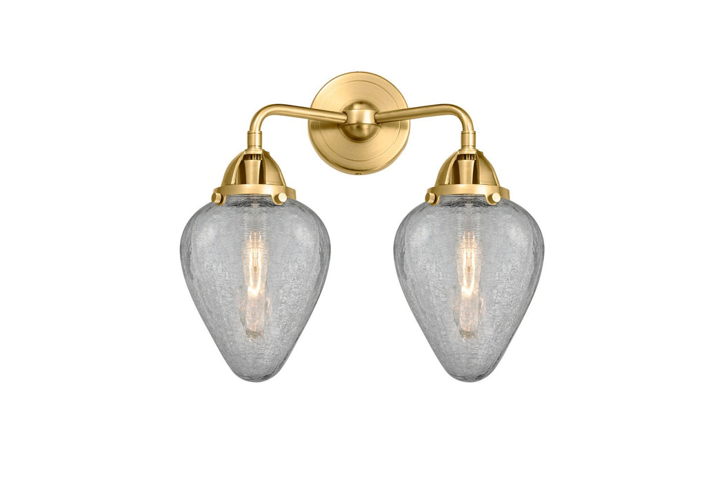 Innovations 288-2W-SG-G165 Two Light Bath Vanity, Satin Gold