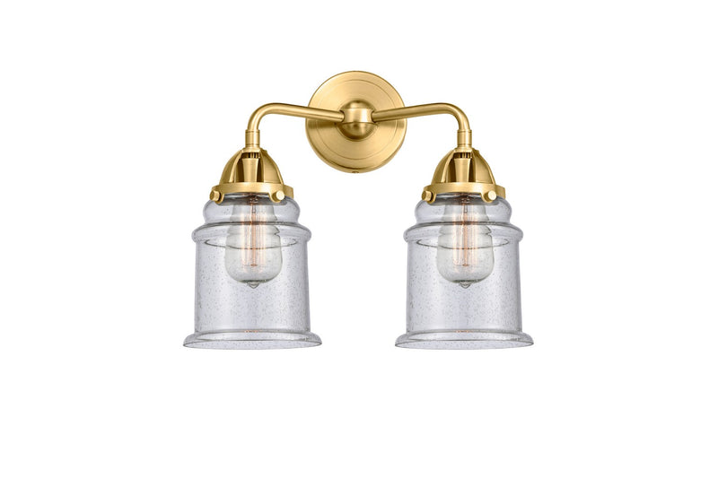 Innovations 288-2W-SG-G184 Two Light Bath Vanity, Satin Gold