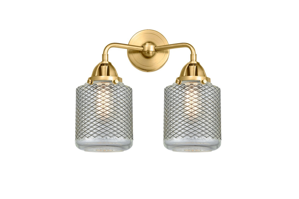 Innovations 288-2W-SG-G262 Two Light Bath Vanity, Satin Gold