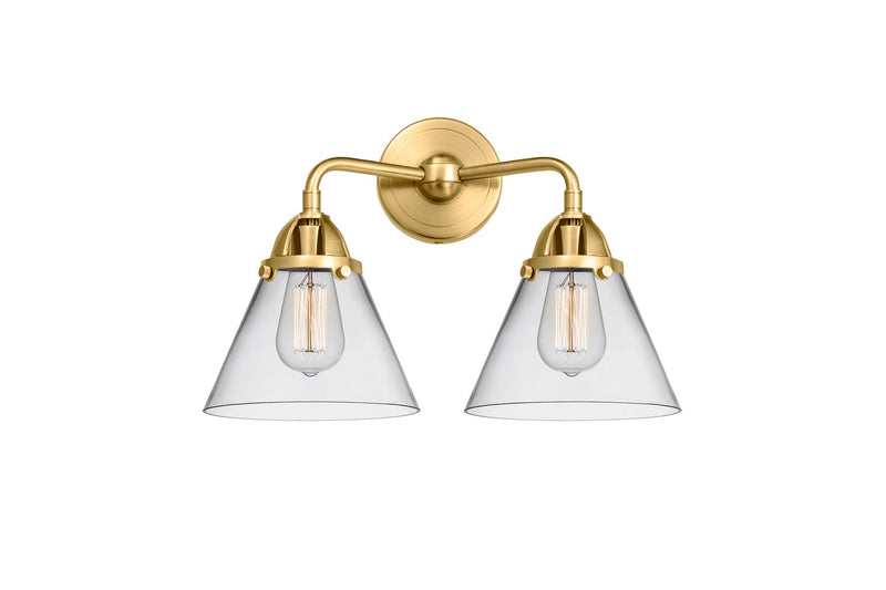 Innovations 288-2W-SG-G42 Two Light Bath Vanity, Satin Gold