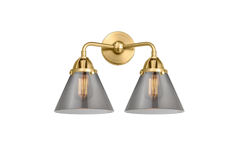 Innovations 288-2W-SG-G43 Two Light Bath Vanity, Satin Gold