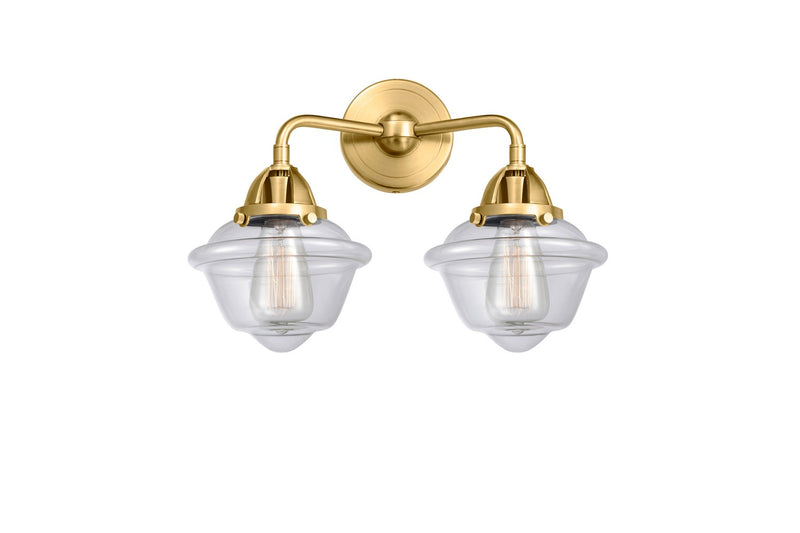 Innovations 288-2W-SG-G532 Two Light Bath Vanity, Satin Gold
