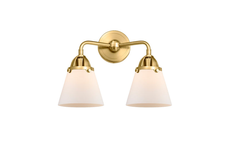 Innovations 288-2W-SG-G61 Two Light Bath Vanity, Satin Gold